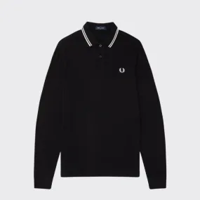 01666 Fred Perry LS Twin Tipped Shirt