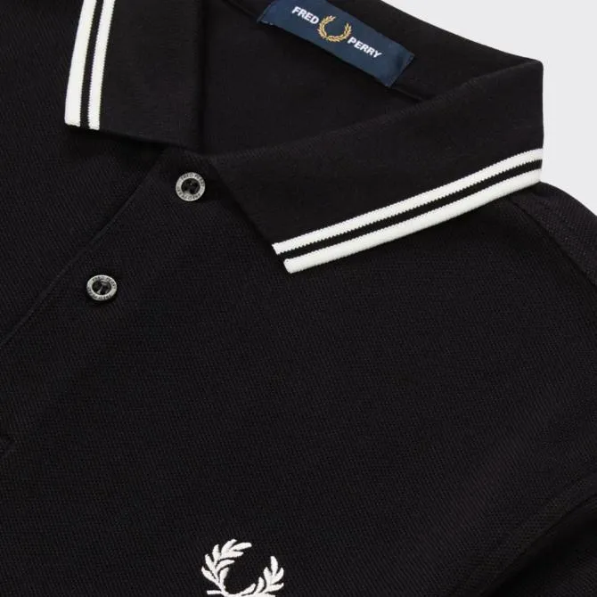 01666 Fred Perry LS Twin Tipped Shirt