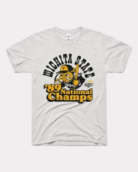 1989 Wichita State National Champs Ash T-Shirt