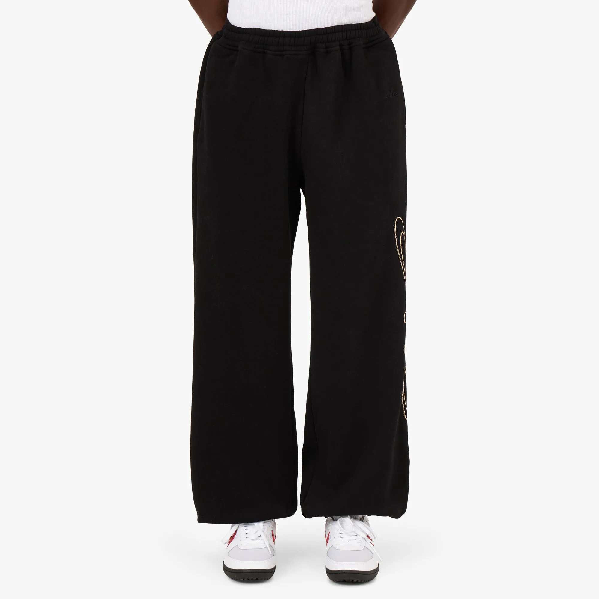 4YE Signature Cuff Pants Black / Gold