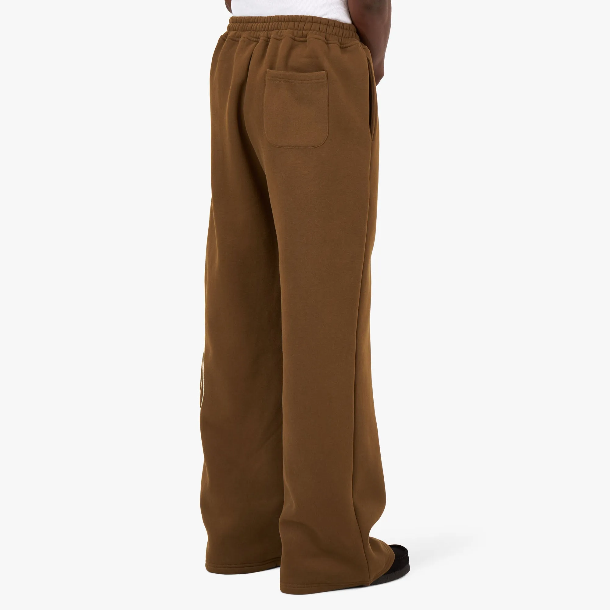 4YE Signature Wide Leg Pants Brown / Beige