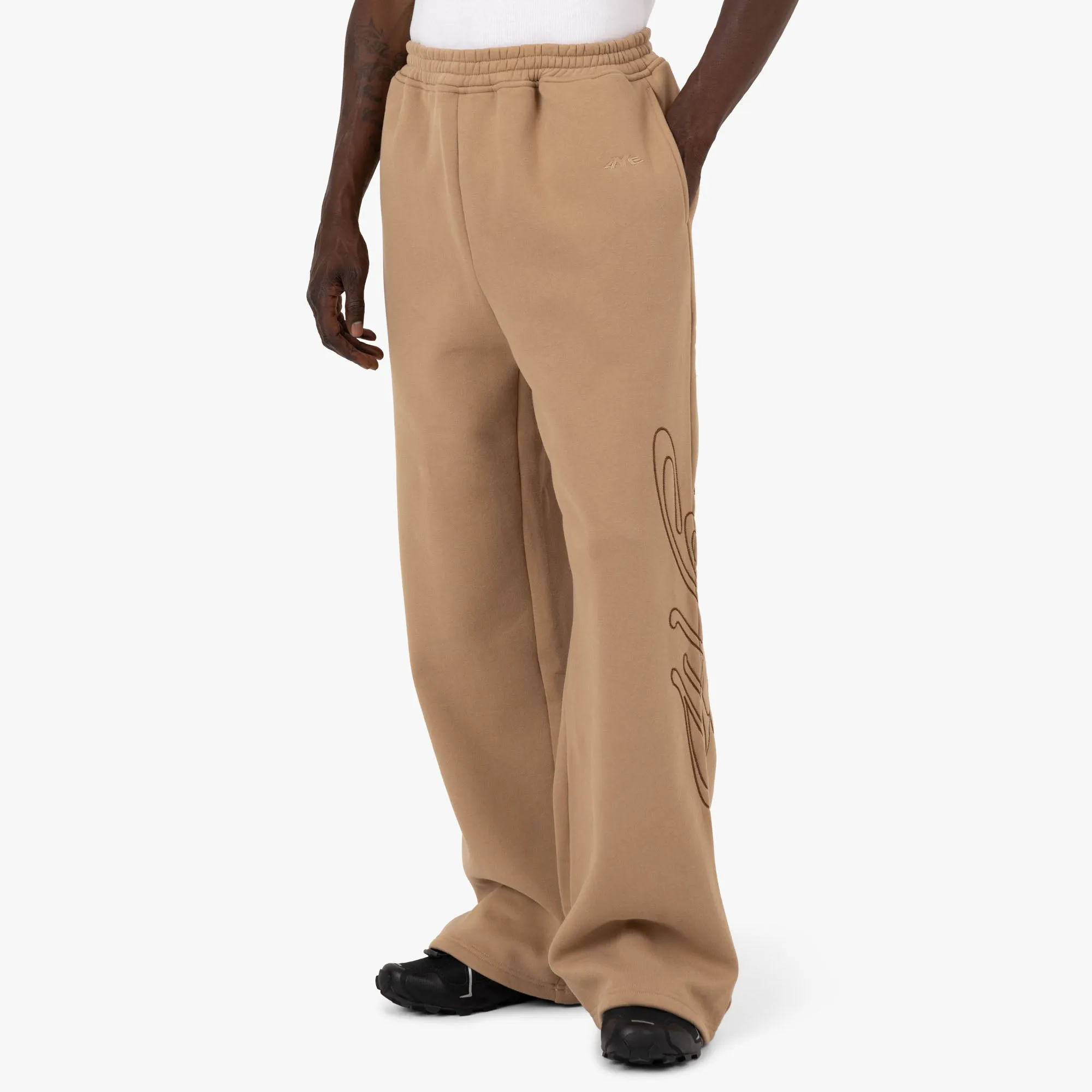 4YE Signature Wide Leg Pants Peanut / Brown