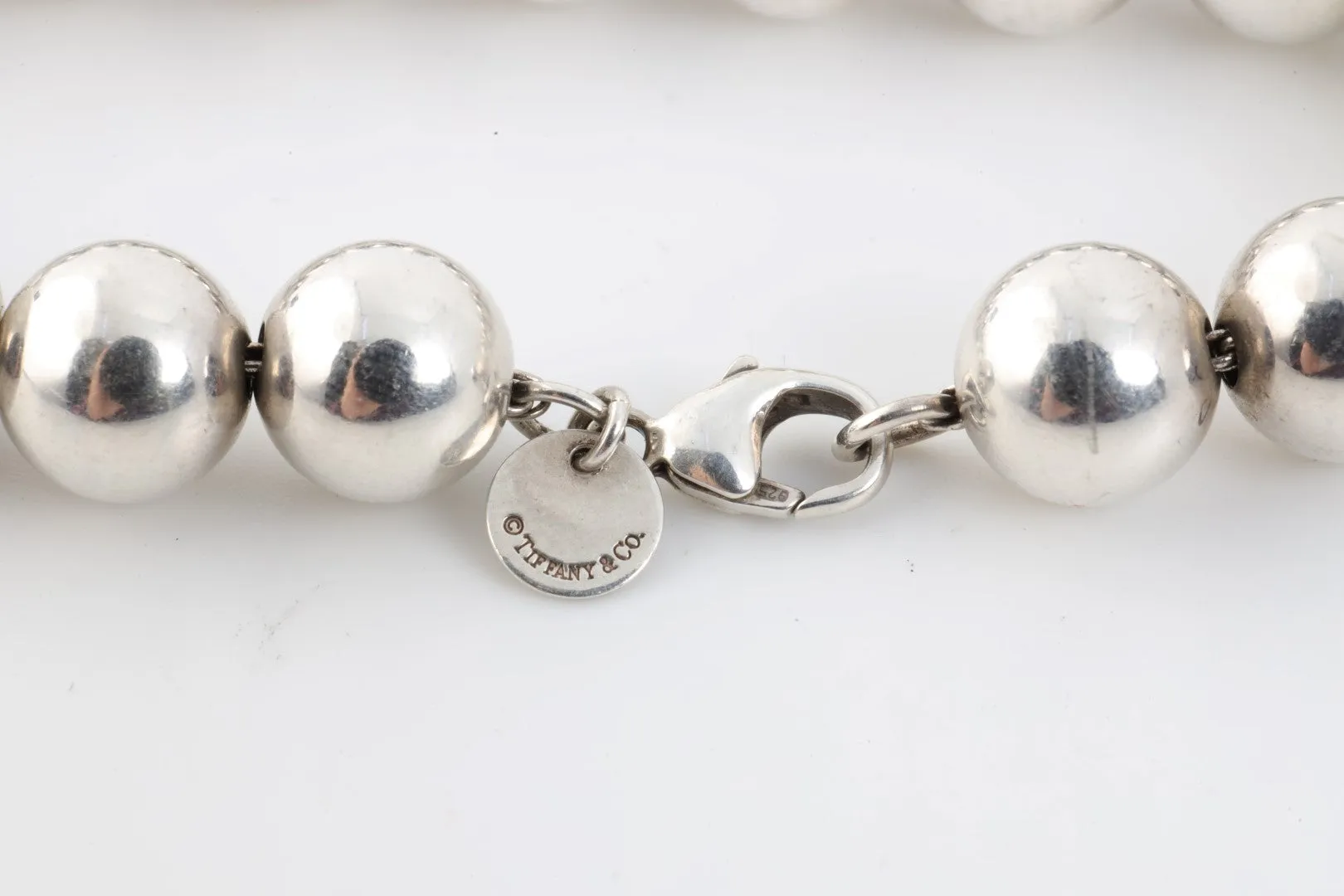 7" Tiffany & Co. 925 Silver Hardwear Ball Bracelet (17.95g.)