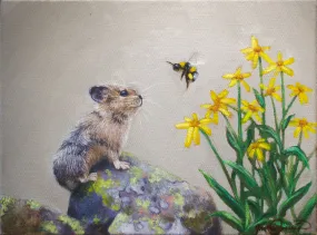 A Pika and a Bumblebee