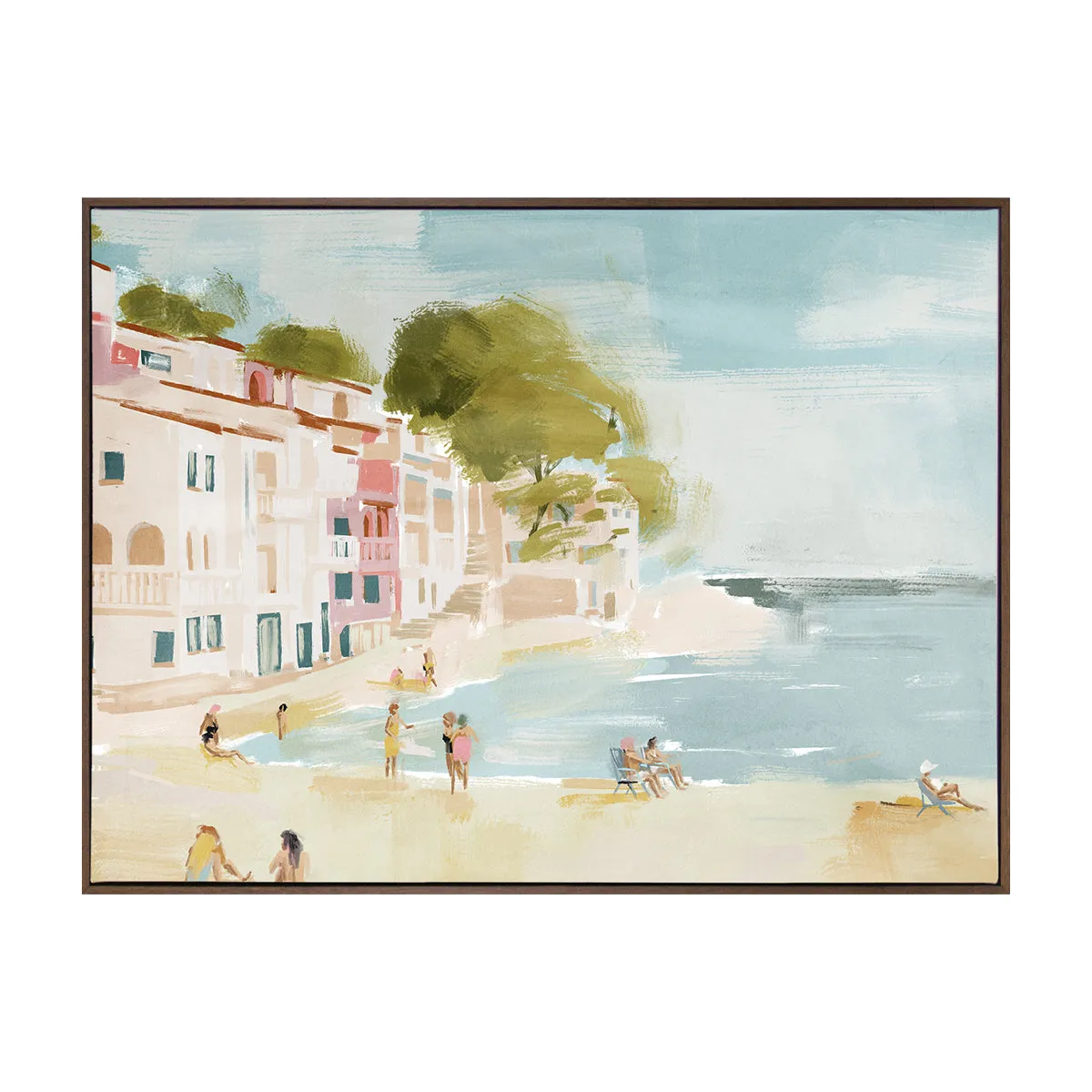 A Weekend In Cassis Landscape Art Print