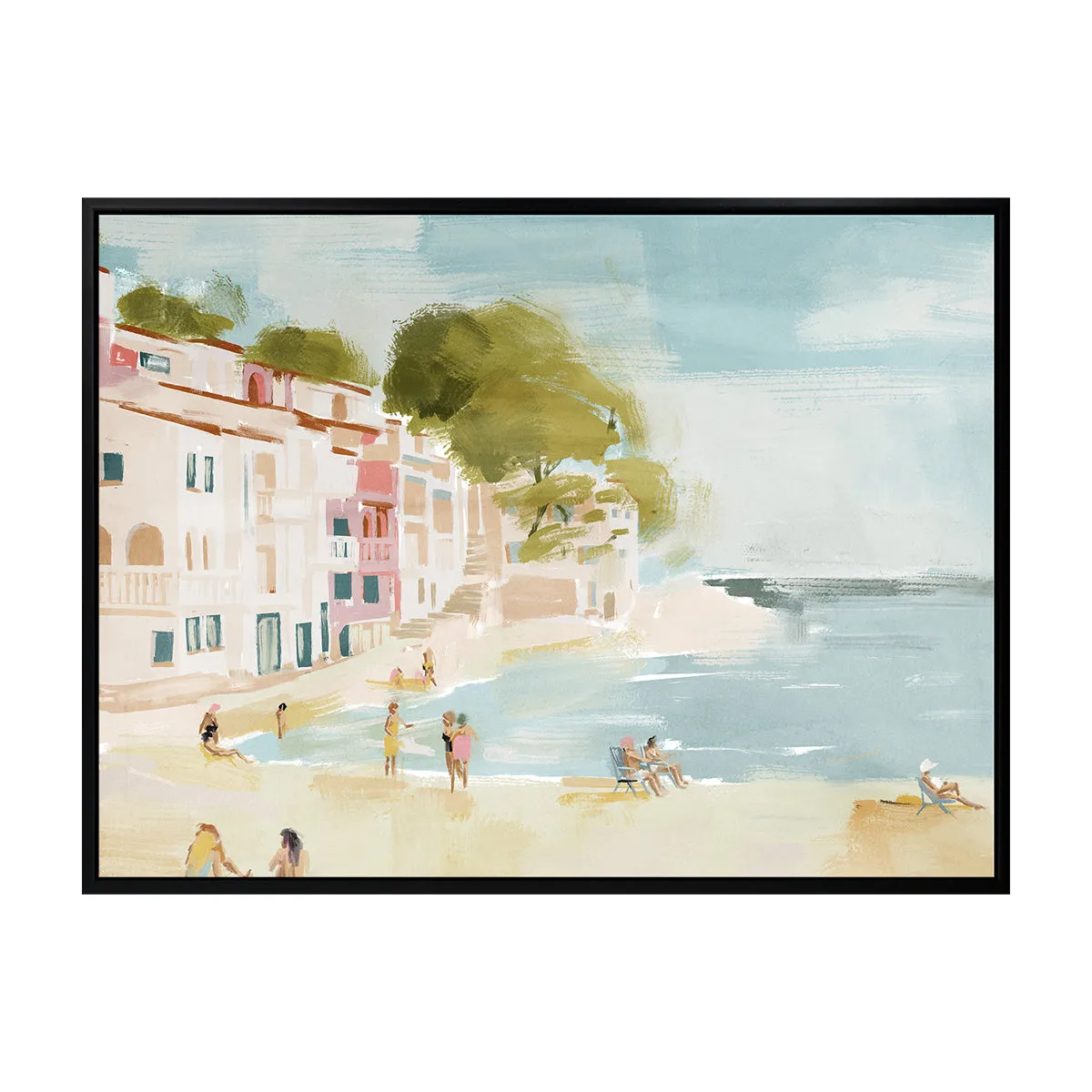 A Weekend In Cassis Landscape Art Print