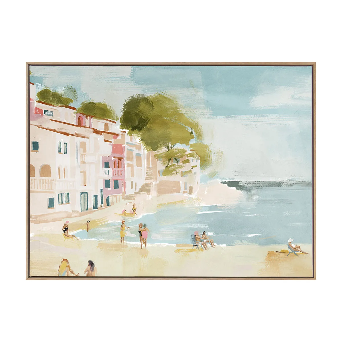 A Weekend In Cassis Landscape Art Print