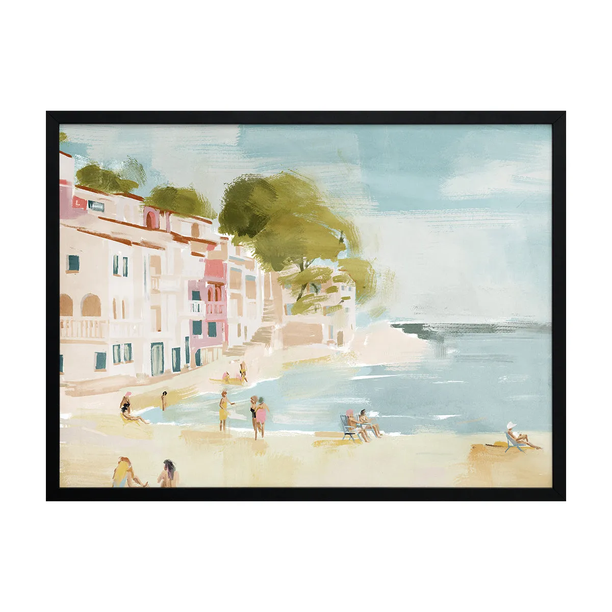 A Weekend In Cassis Landscape Art Print