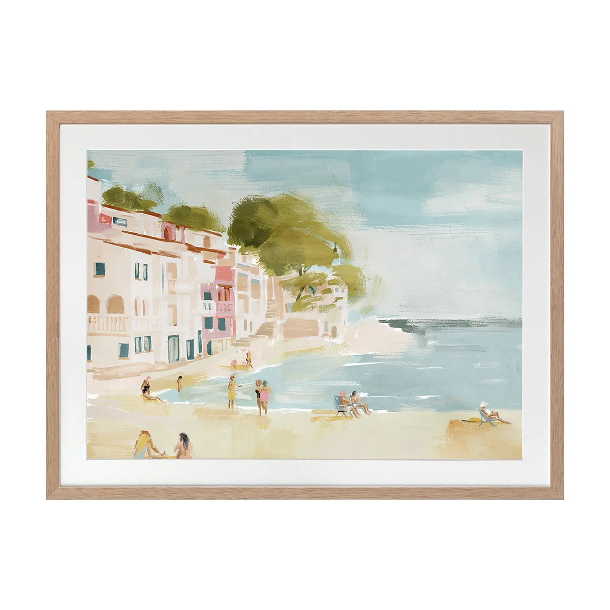 A Weekend In Cassis Landscape Art Print