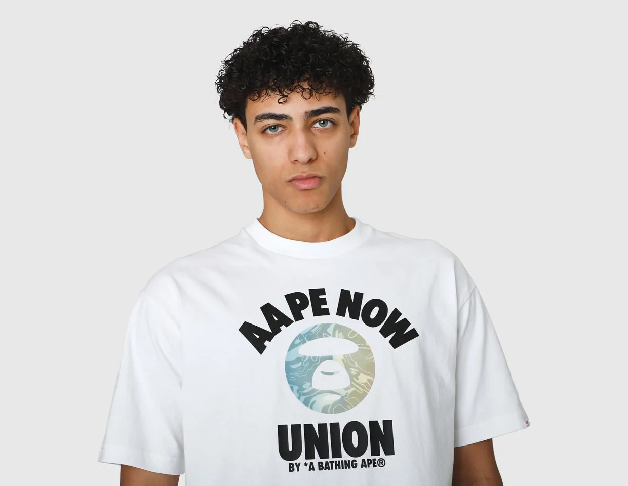 AAPE College T-shirt / White