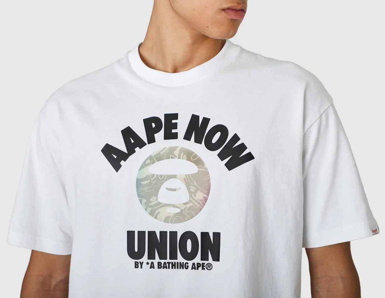 AAPE College T-shirt / White