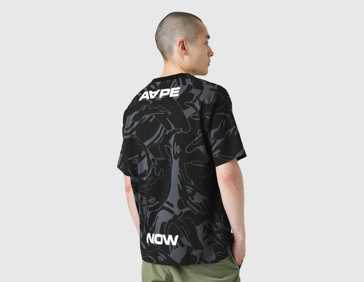 AAPE T-Shirt / Black Camo