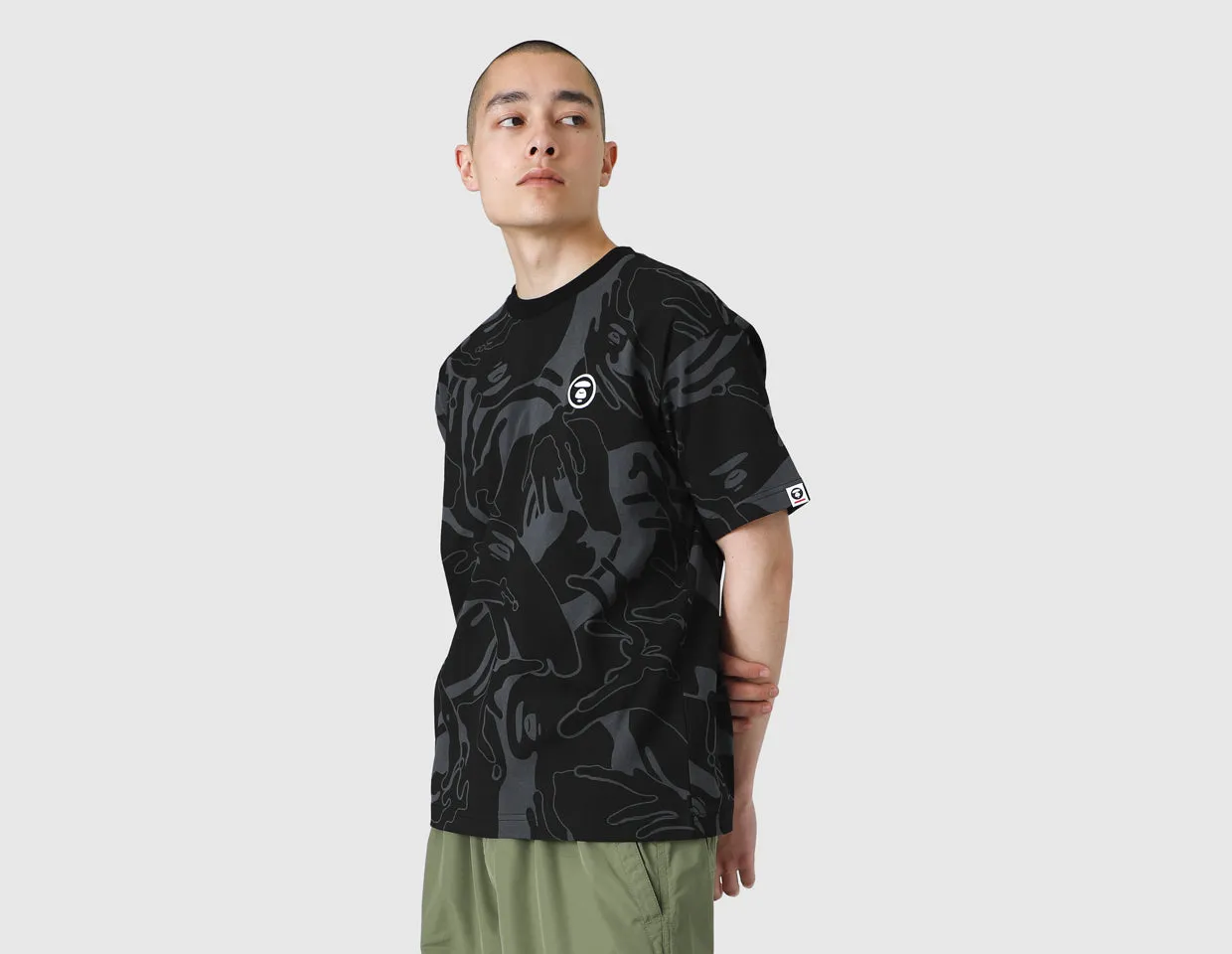 AAPE T-Shirt / Black Camo