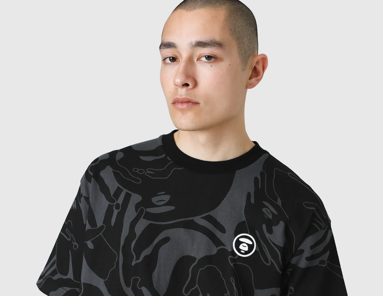 AAPE T-Shirt / Black Camo