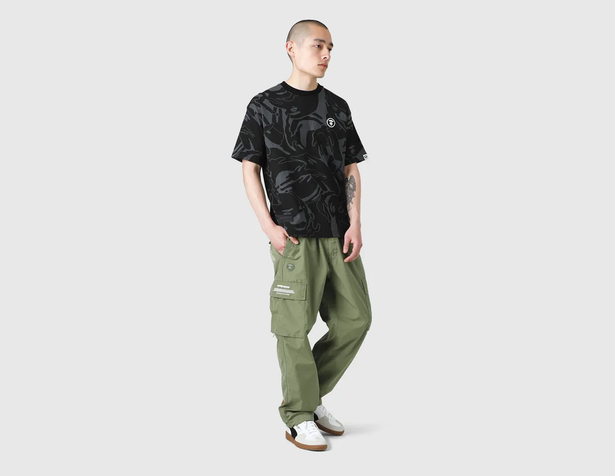 AAPE T-Shirt / Black Camo