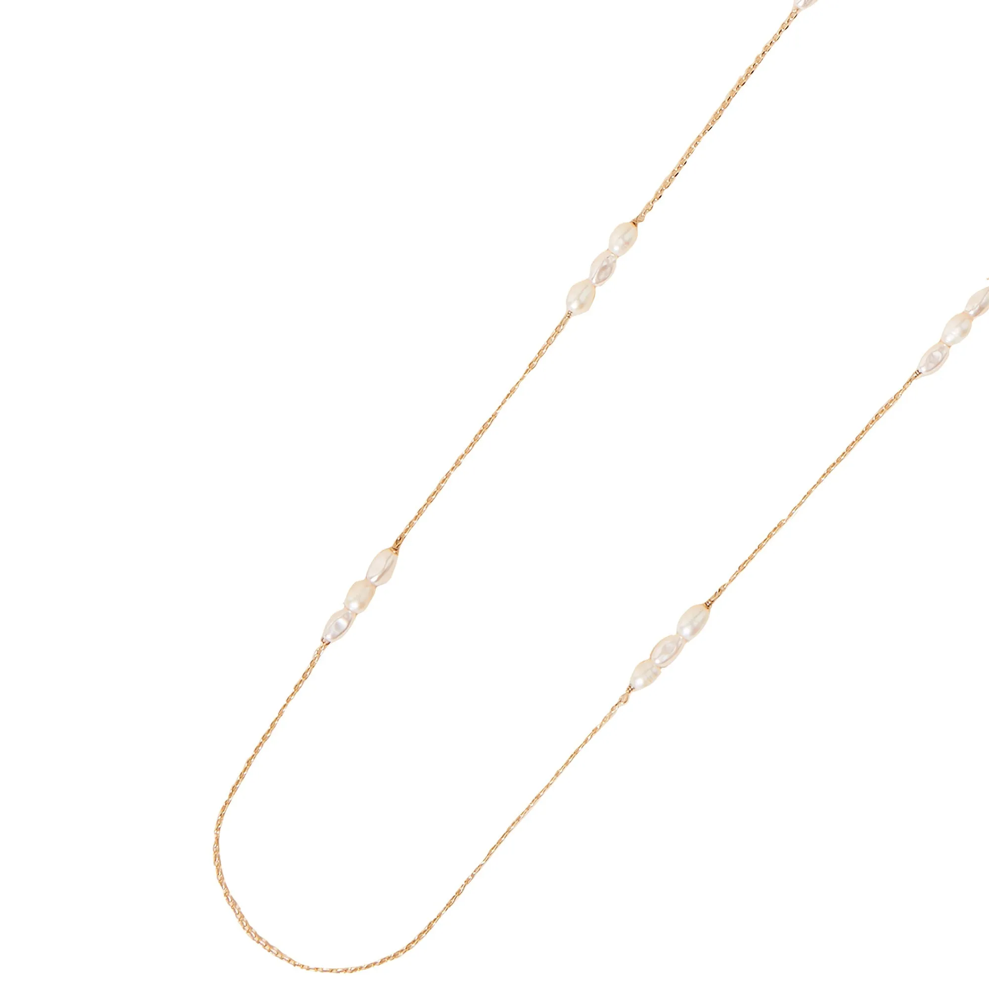 Accessorize London Women's Long Pearl Rope Necklace