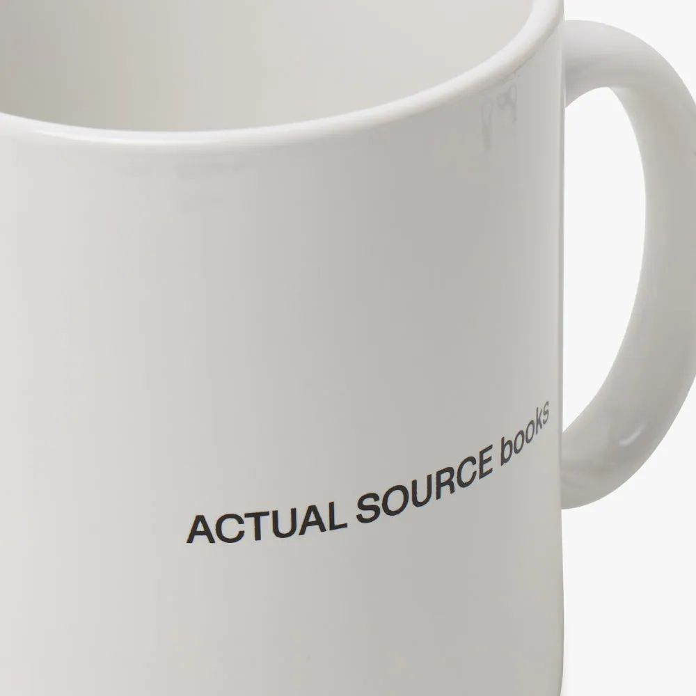 Actual Source Books Mug Pro White / Black