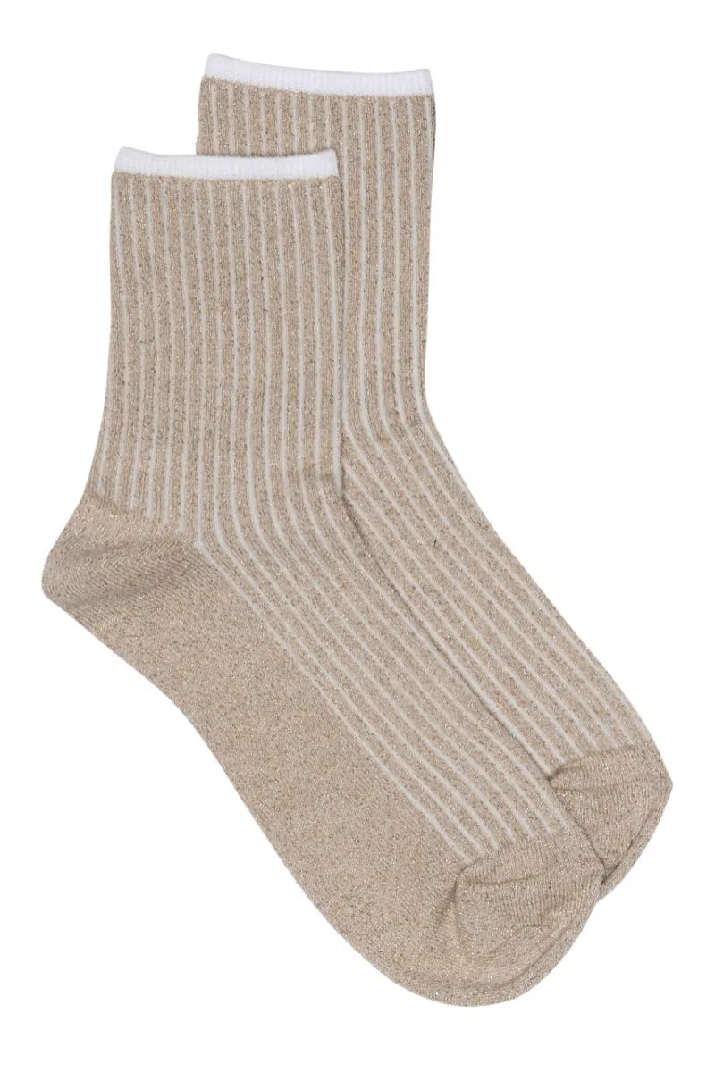 Adele lurex socks | Super Neutral | Strømper fra Gustav