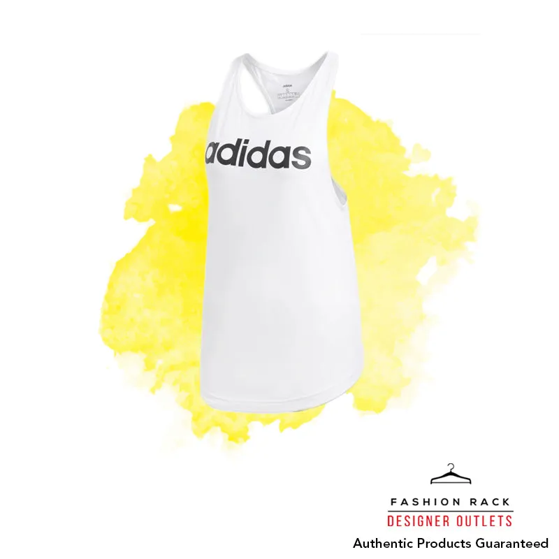 Adidas Essentials Linear Tank Top White/Black