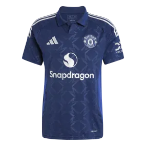 adidas Manchester United FC Official 2024/25 Away Jersey - Adult - Blue