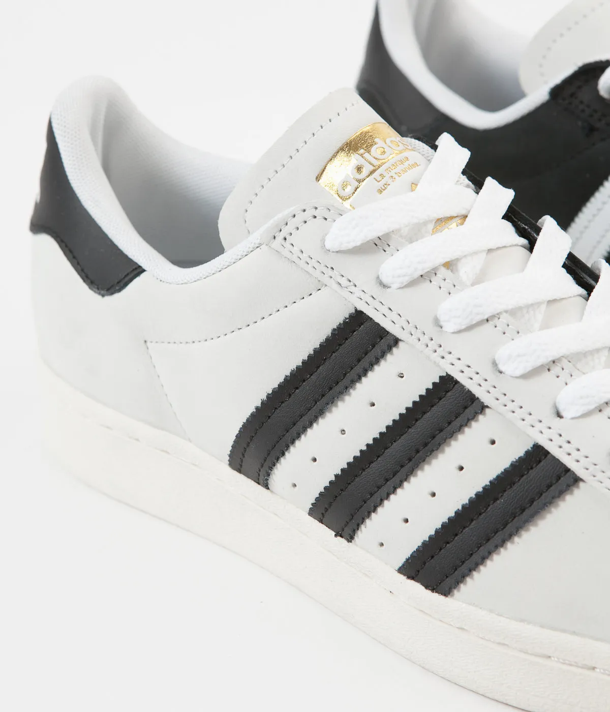 Adidas Superstar Shoes - 2 Tone / White / Core Black / Gold Metallic