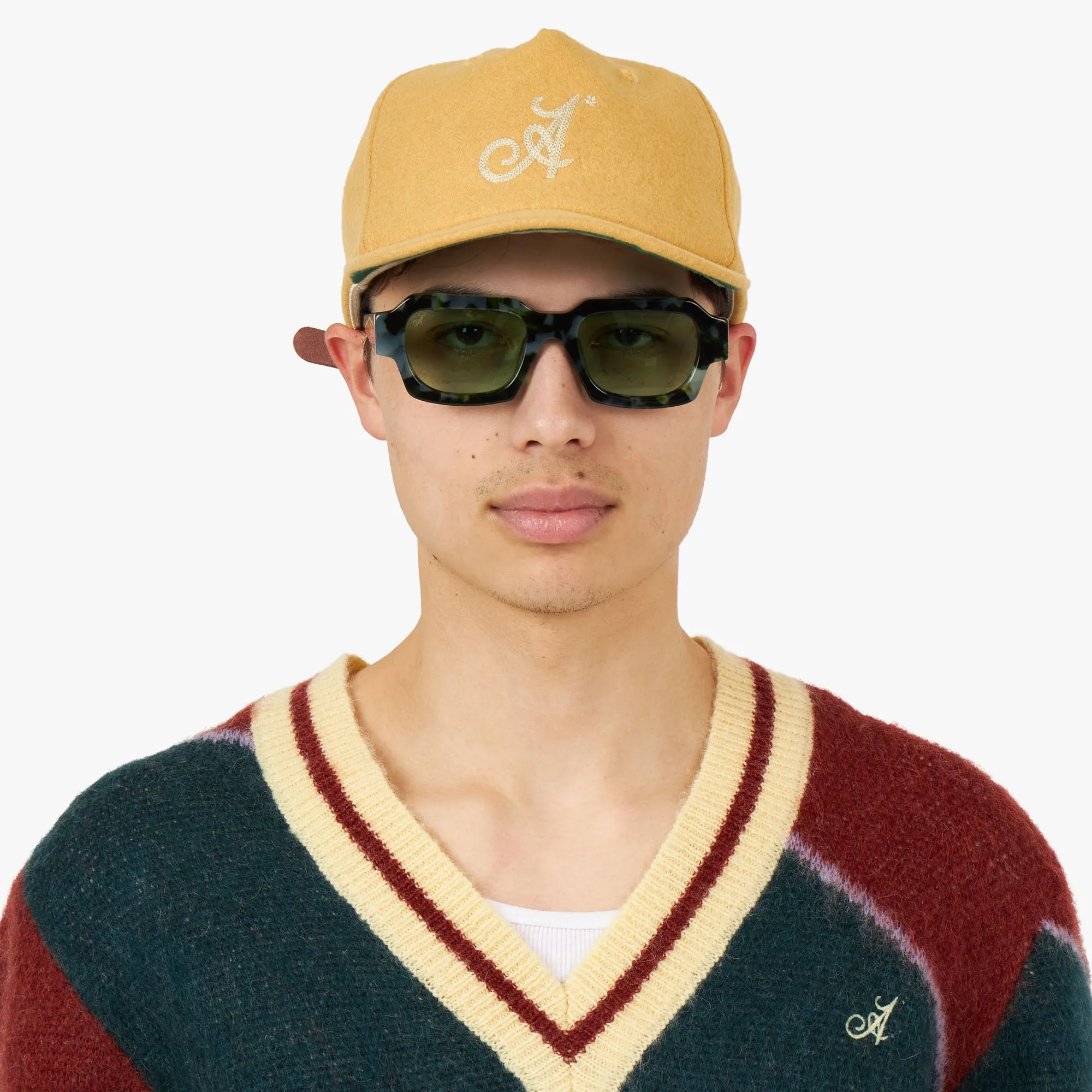 Adidem Asterisks Wool Deconstructed Cap / Mustard