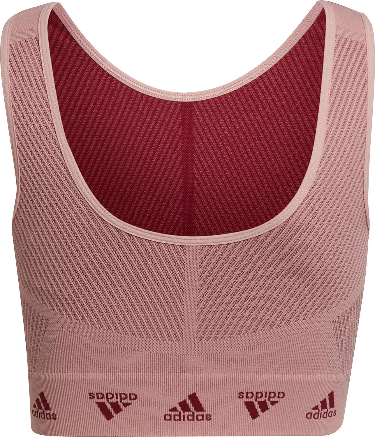 AeroKnit Training Seamless Cropped Tank Top - Girls|-|Débardeur adidas AeroKnit Training Seamless Cropped - Fille