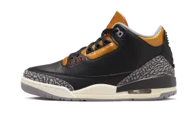 Air Jordan 3 Retro Black Cement Gold