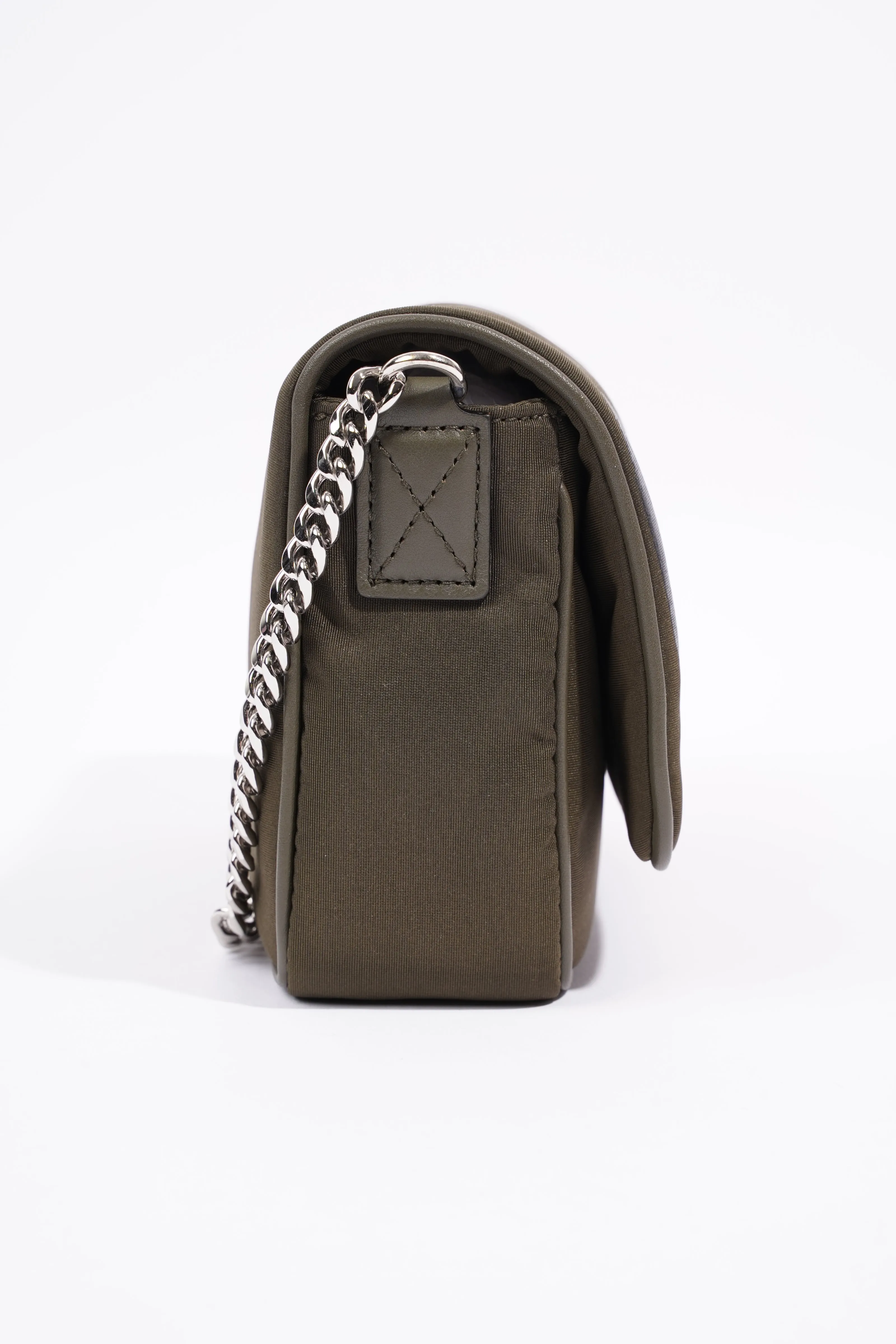 Alexander McQueen Graffiti-Logo Bag Khaki Re Nylon