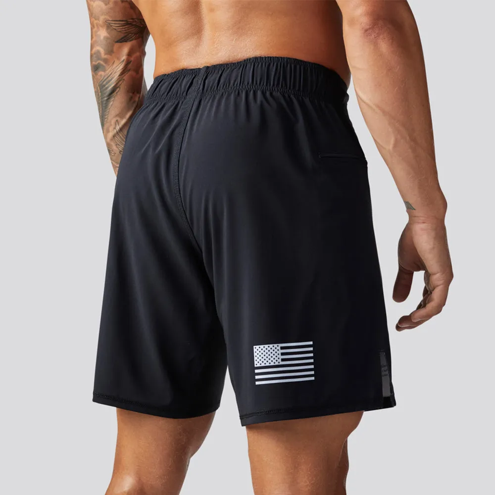 American Defender Short Velcro 3.0 (Black)