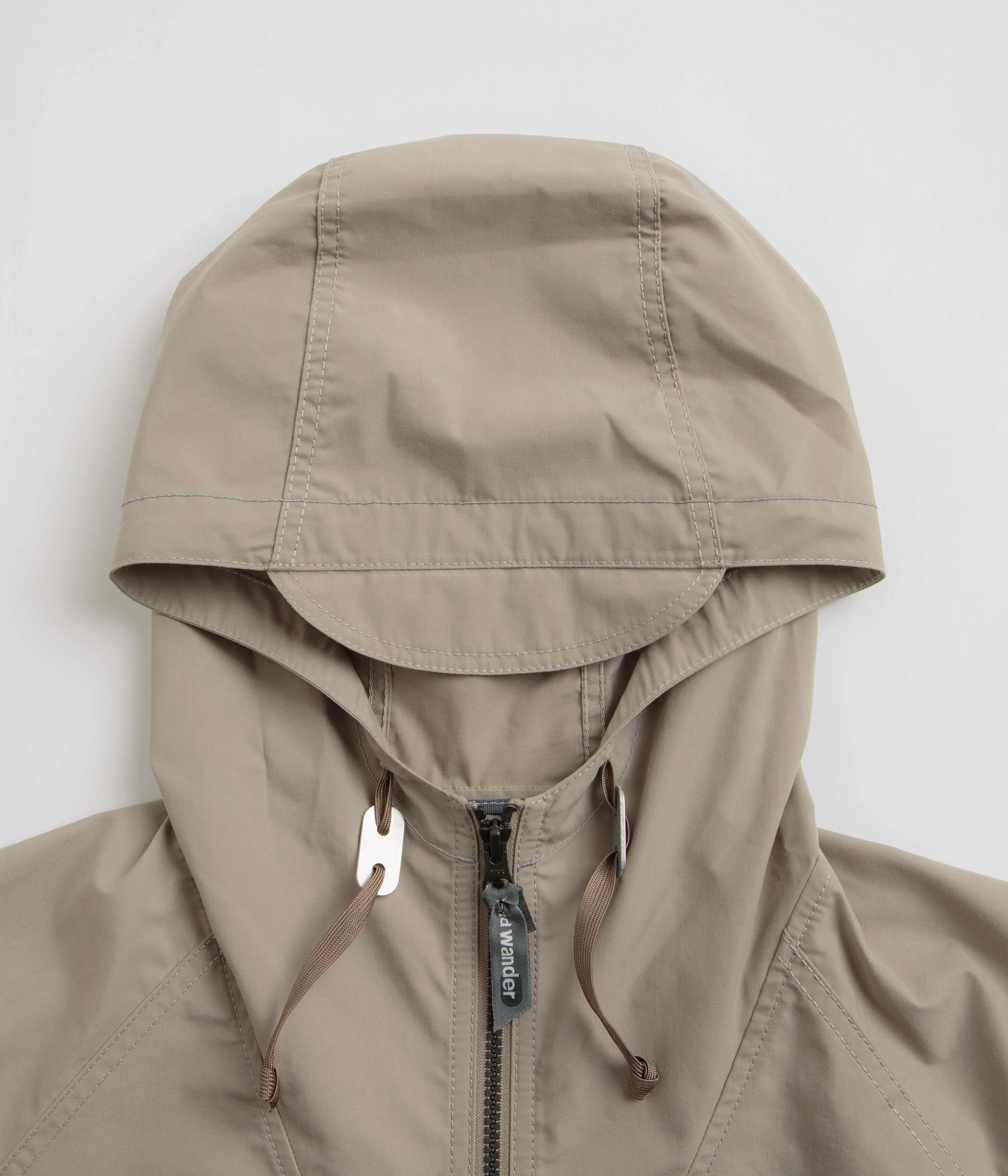 and wander Tough Aramid Hooded Jacket - Light Beige