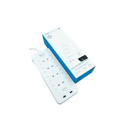 Anker PowerExtend 342 USB Power Strip 8 in 1 -White