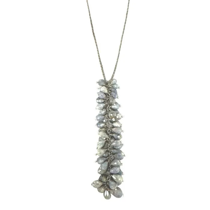 ANN LIGHTFOOT - COLUMN CLUSTER SILVERITE NECKLACE