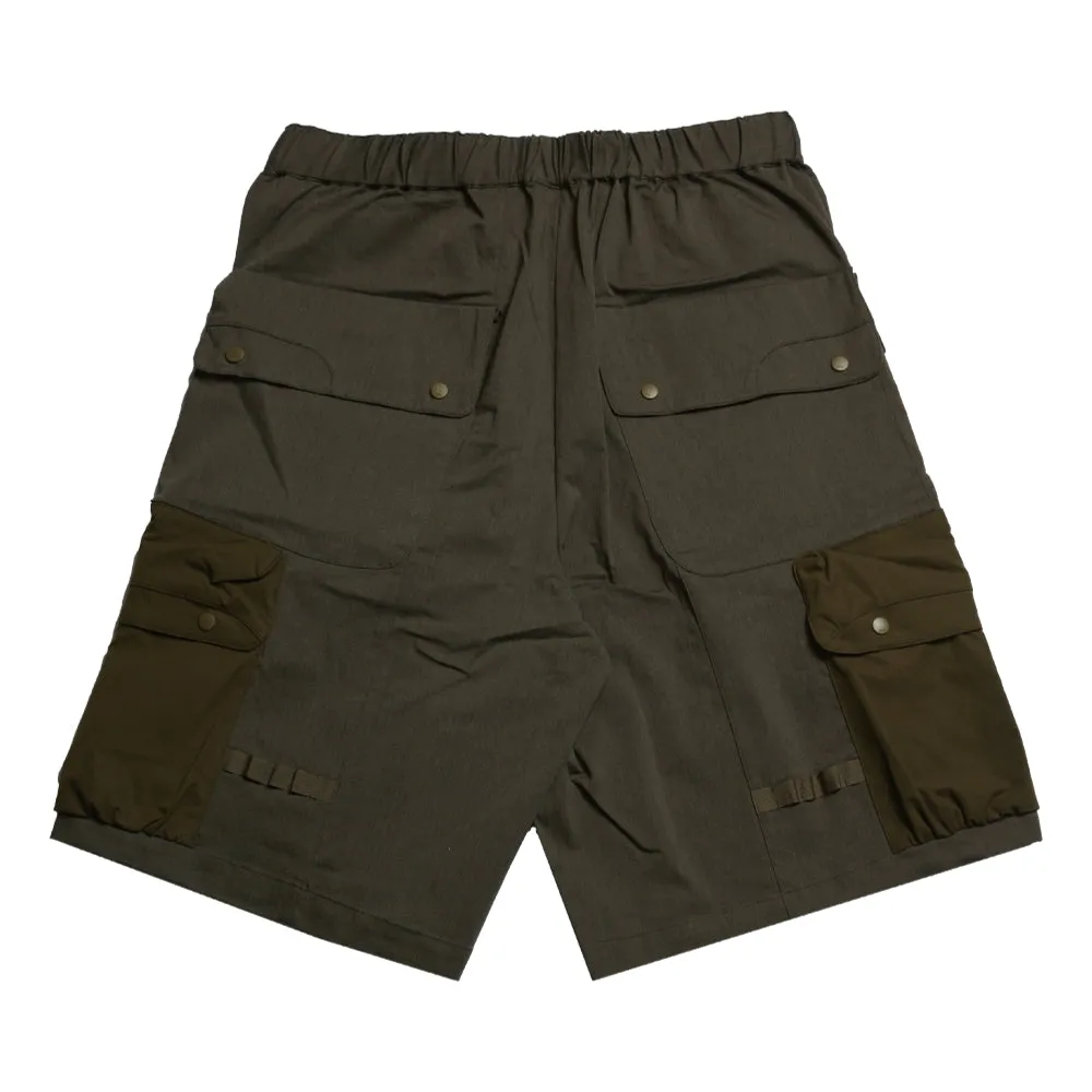 ARCHIVAL REINVENT ARC WORKER SHORTS-BROWN