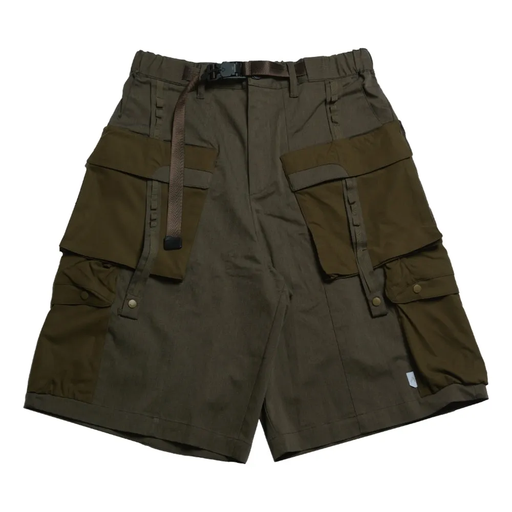 ARCHIVAL REINVENT ARC WORKER SHORTS-BROWN