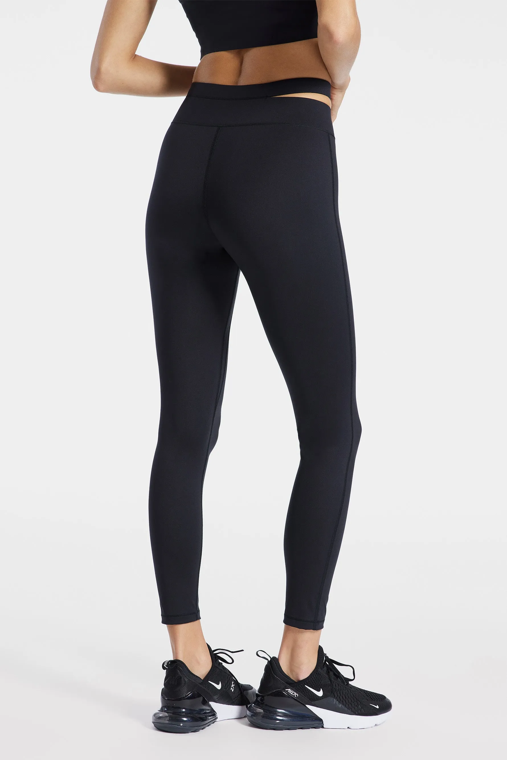 Aria Asymmetric Legging - Black