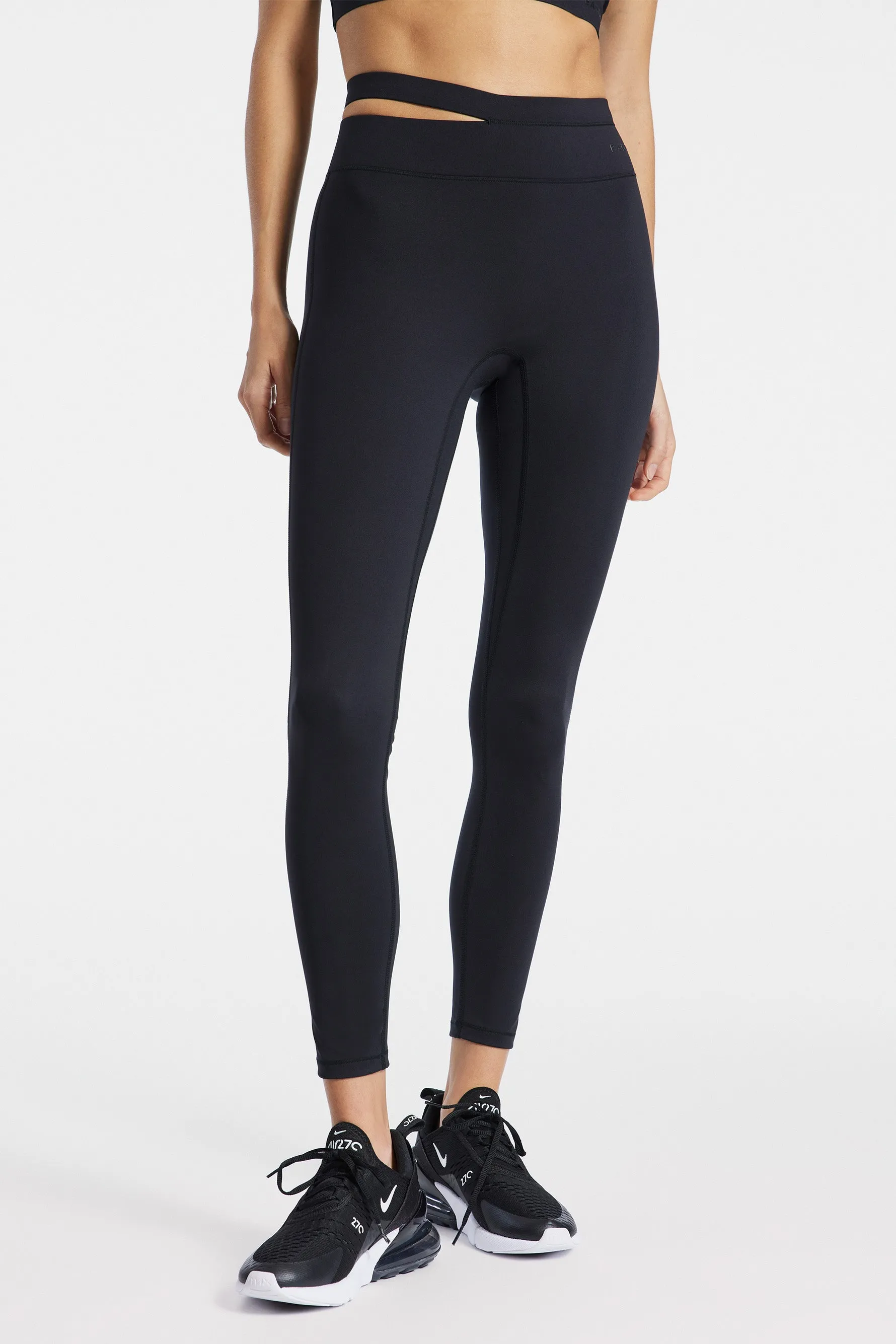 Aria Asymmetric Legging - Black