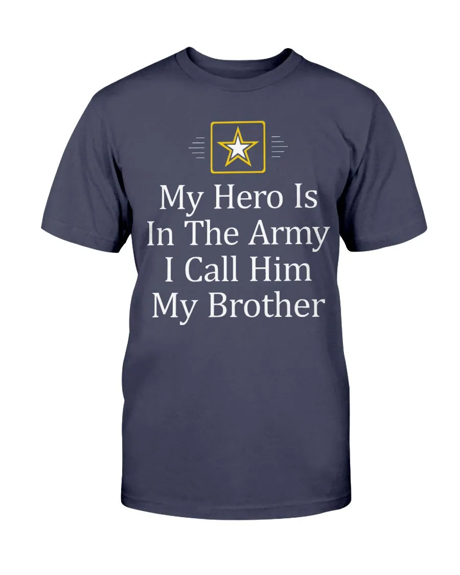 Army Siblings My Hero Is In T-shirts