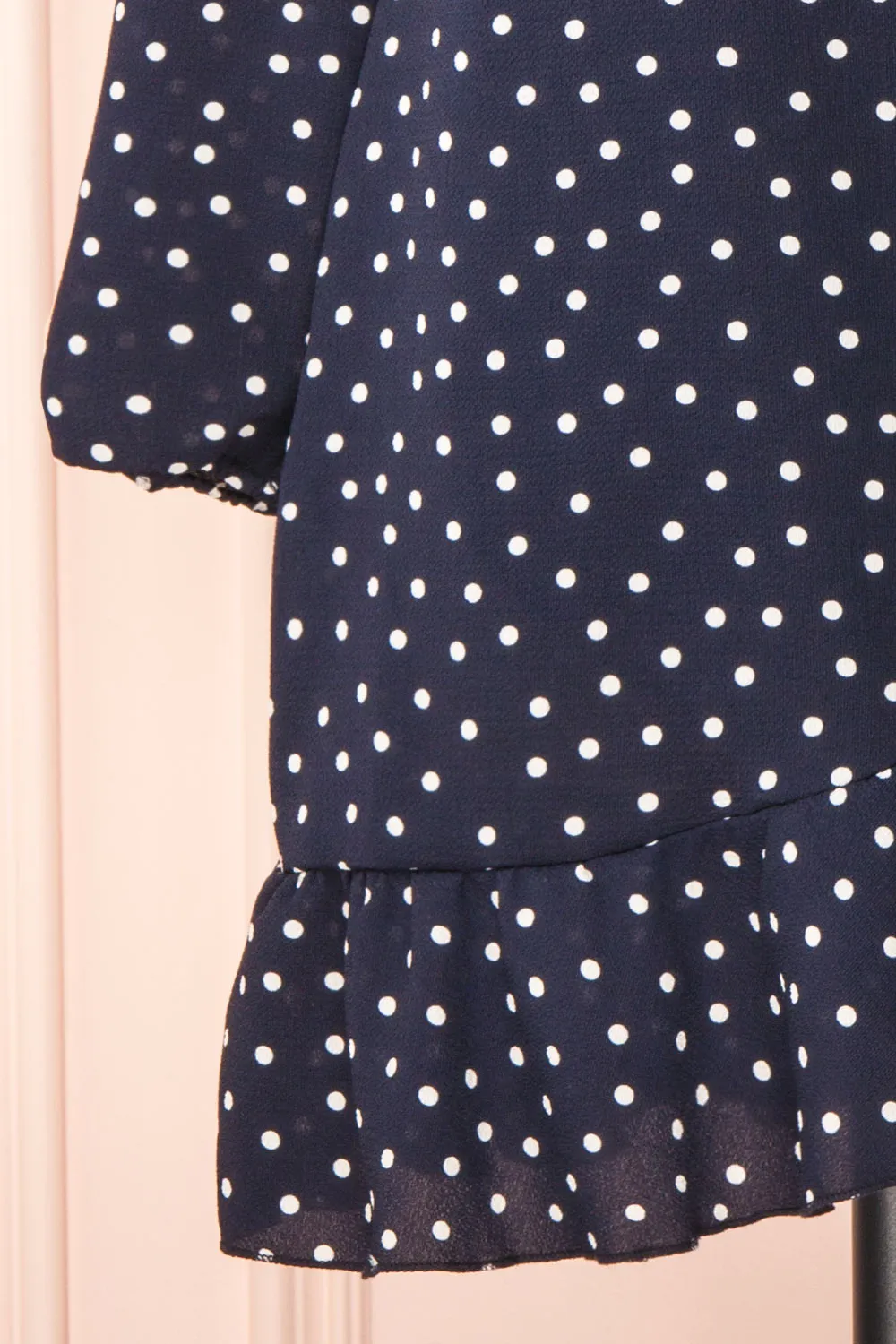 Aslaug Dots | Wrap Dress w/ Ruffles