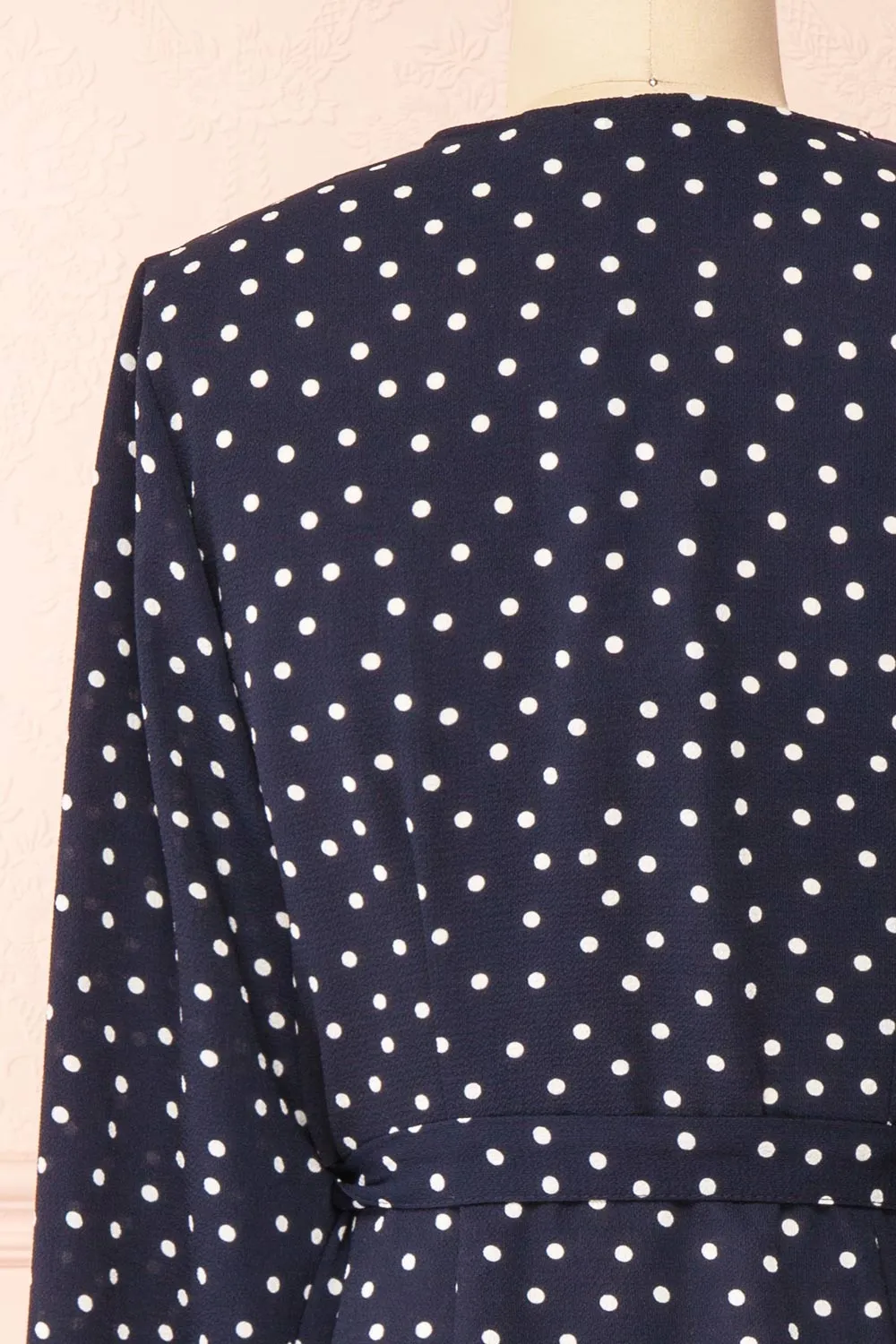 Aslaug Dots | Wrap Dress w/ Ruffles