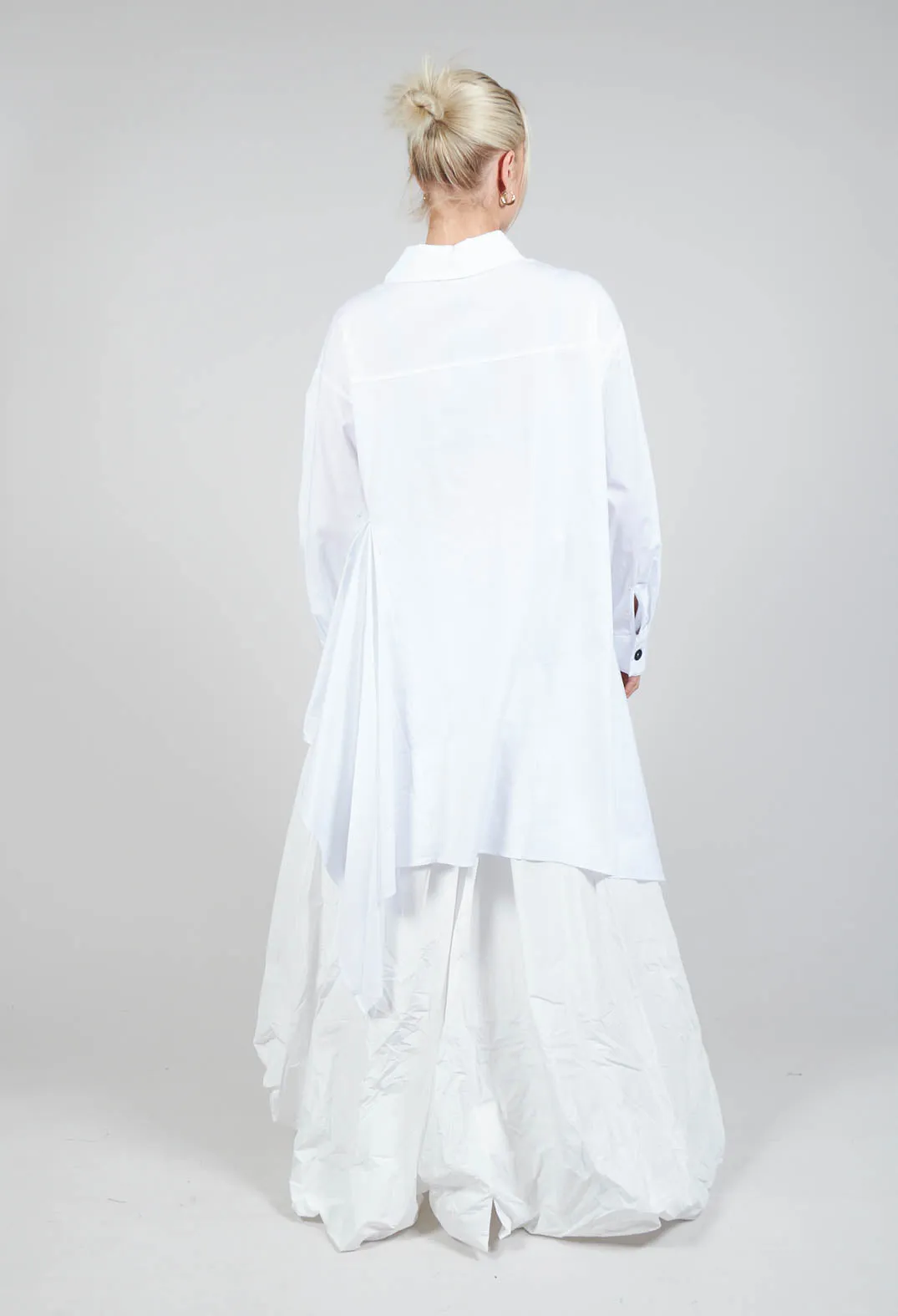 Asymmetrical Tunic in White