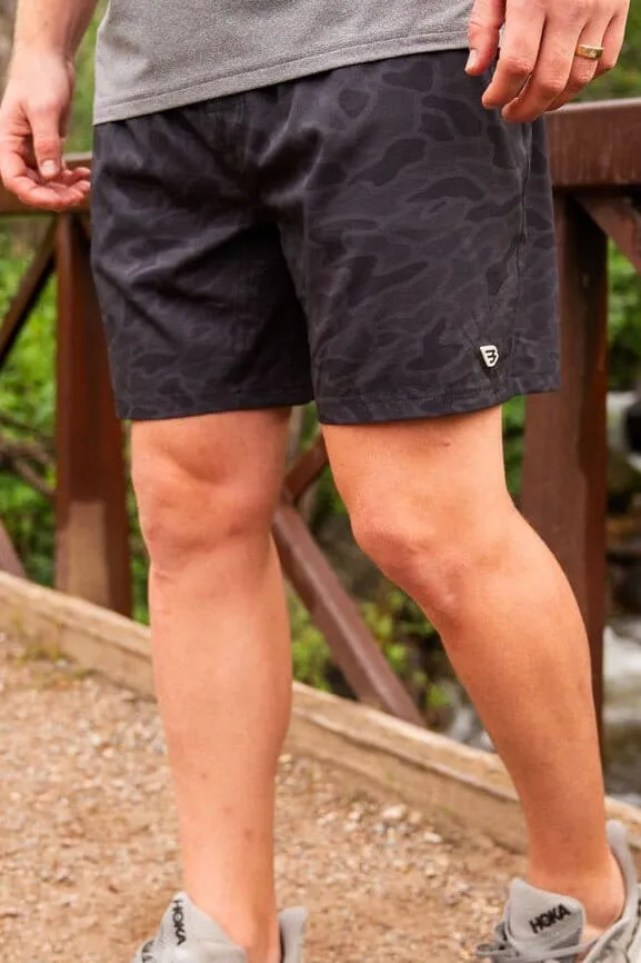 Athletic Short - Black Camo - Black Liner