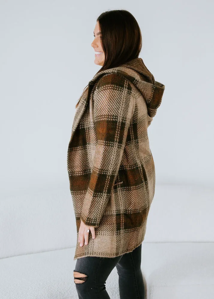 Ava Plaid Cardigan