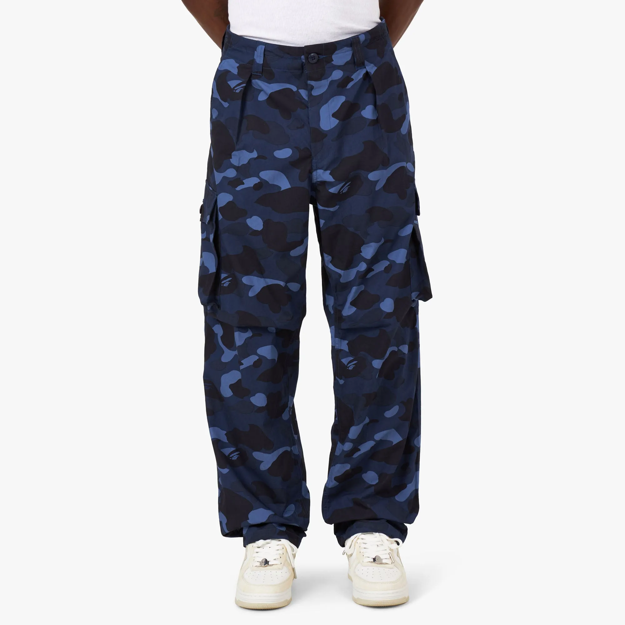 BAPE Camo Six Pocket Pants  / Navy