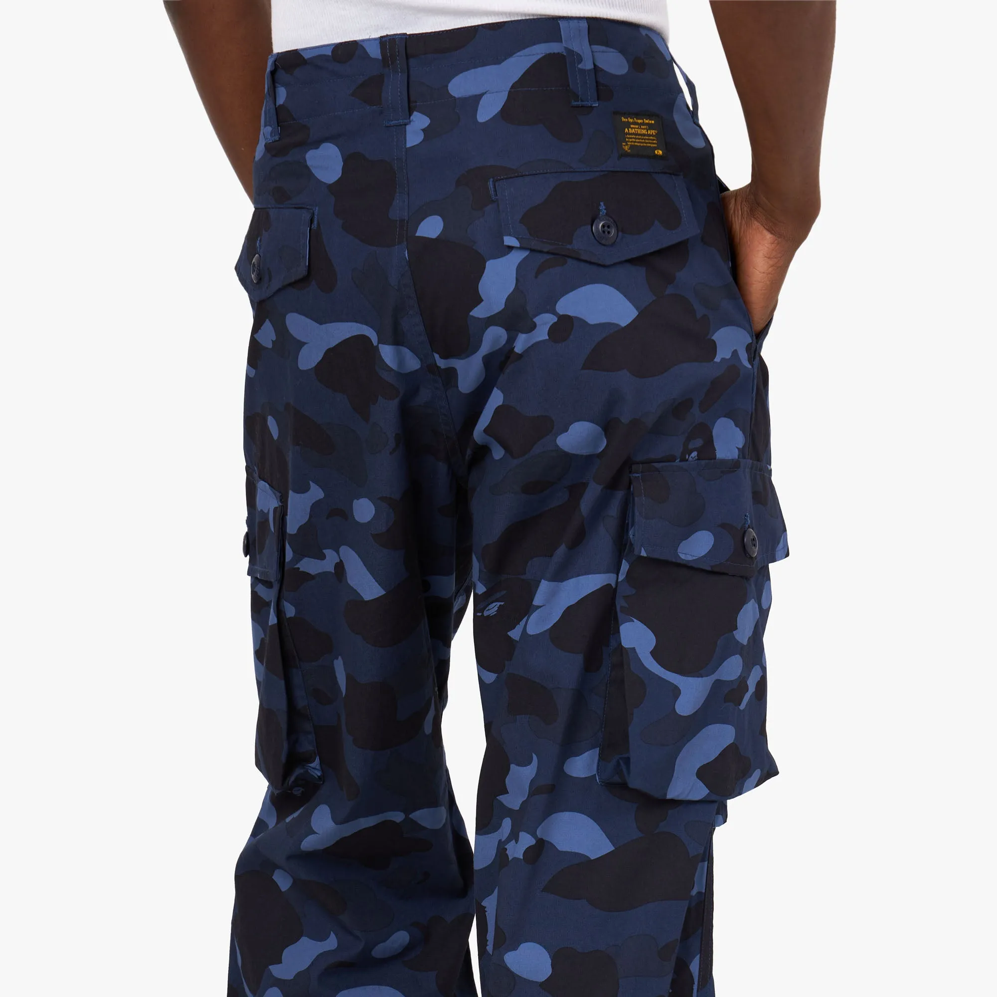 BAPE Camo Six Pocket Pants  / Navy