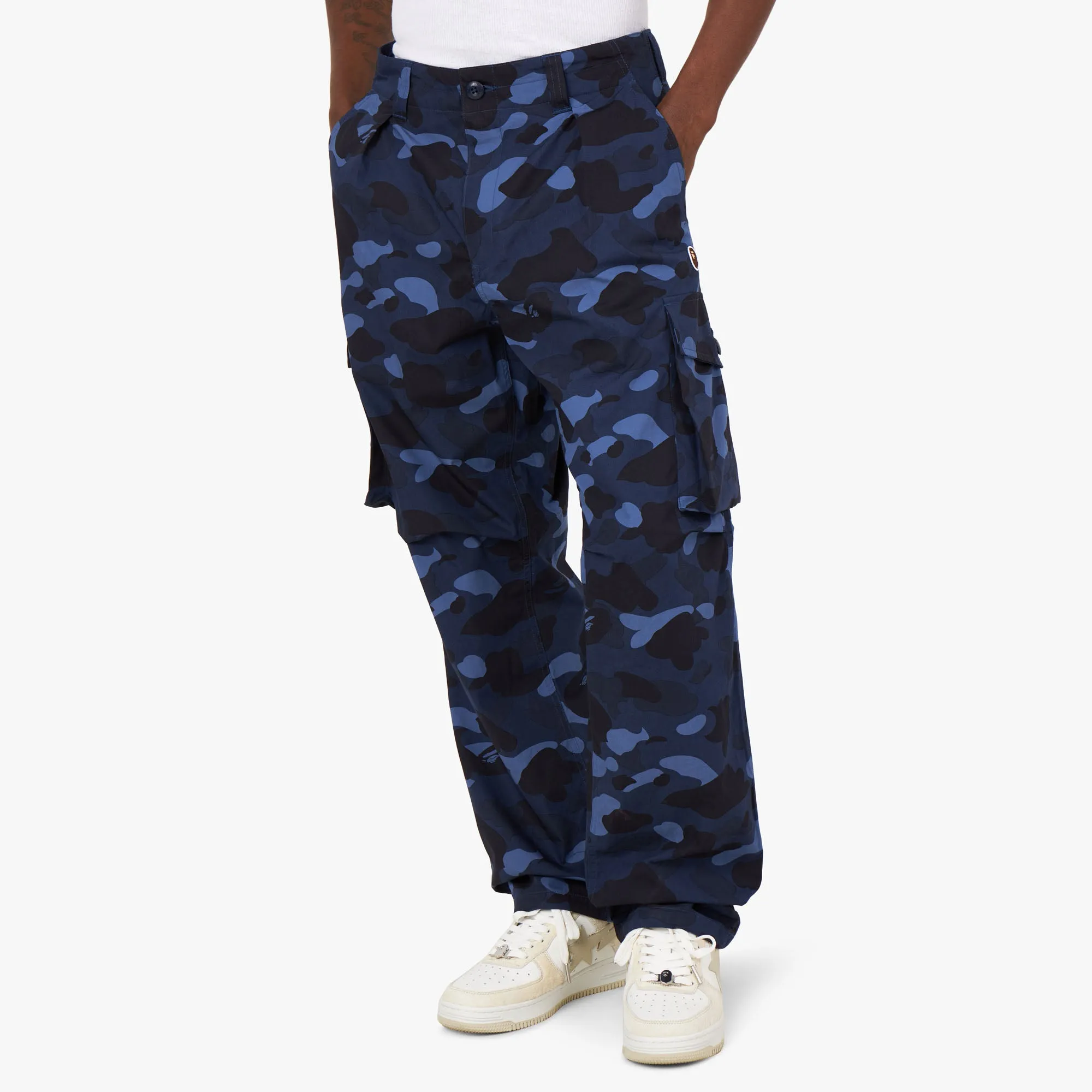 BAPE Camo Six Pocket Pants  / Navy