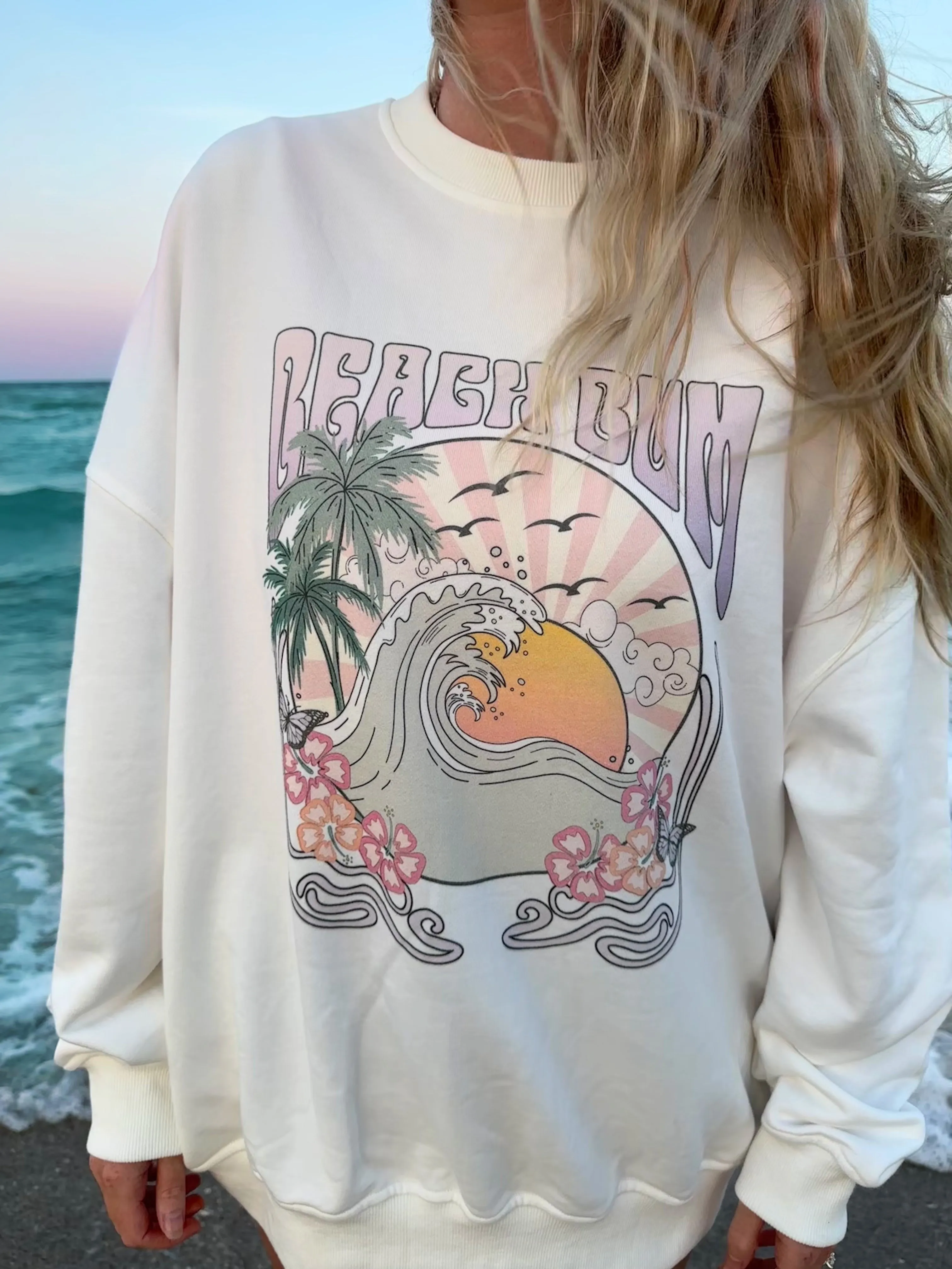 Beach Bum Sunset Sweatshirt