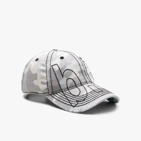 b.Eautiful Vapor 6 Panel Hat / Snow Camo