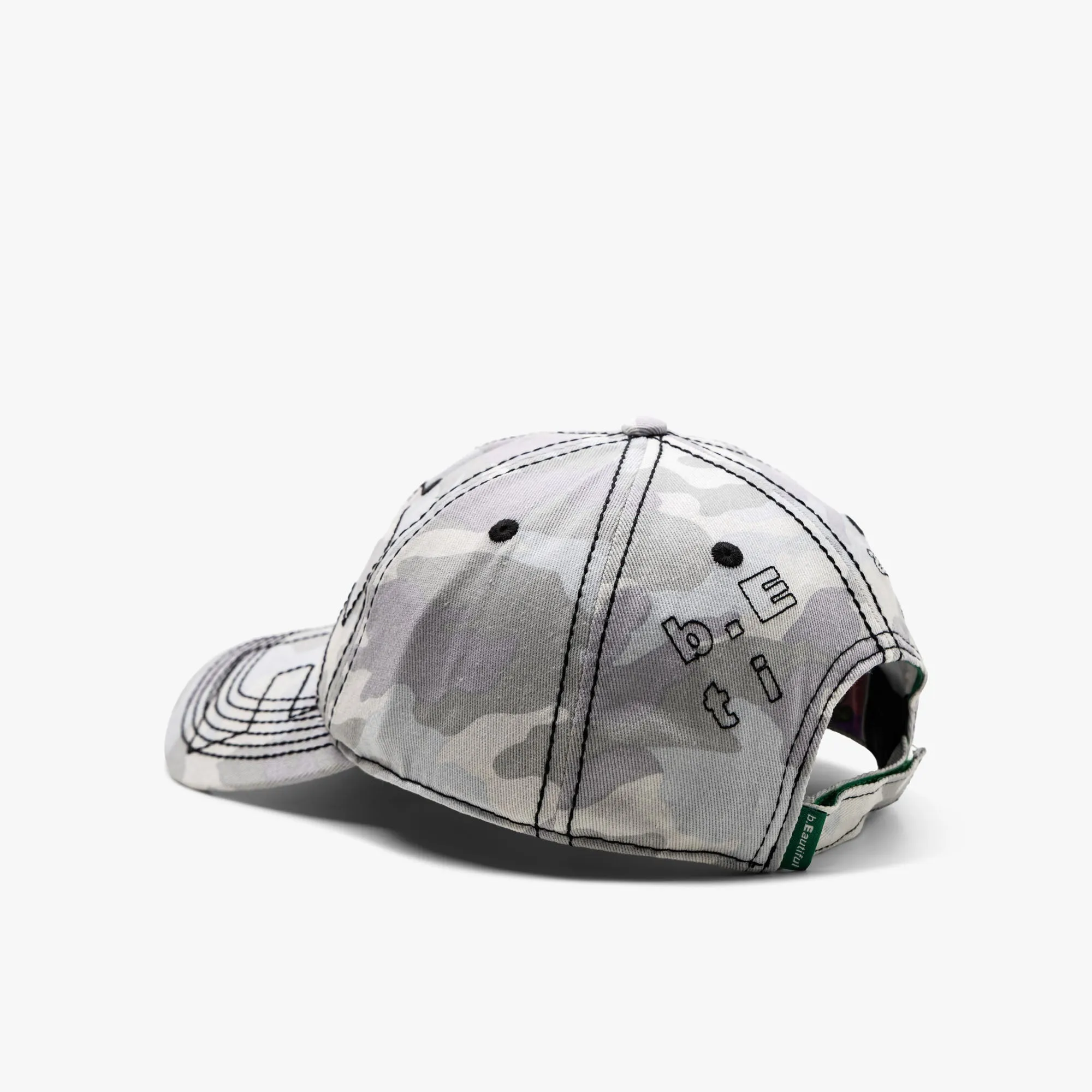 b.Eautiful Vapor 6 Panel Hat / Snow Camo