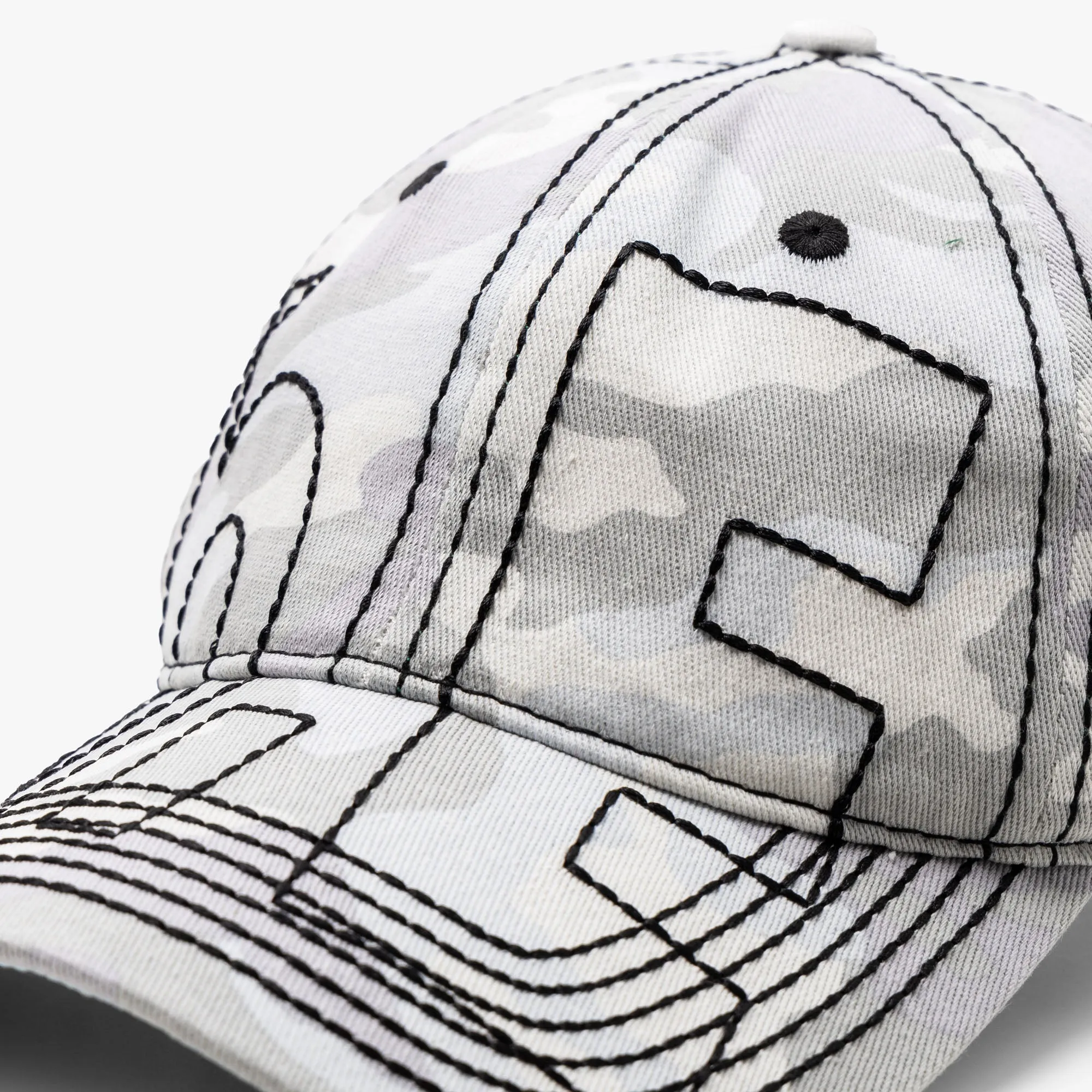 b.Eautiful Vapor 6 Panel Hat / Snow Camo